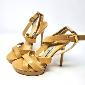 Jimmy Choo Nude Patent Pumps